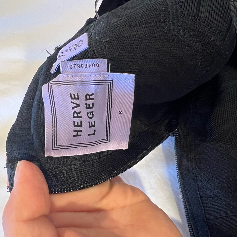Herve Leger Medium M Black Sanja - Picture 7 of 7